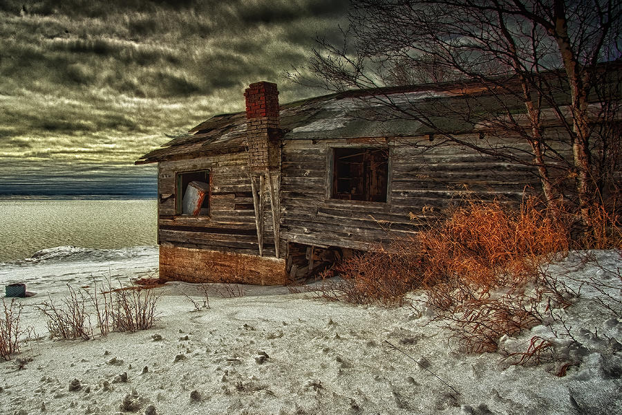 Fishing Hut Lake Superior Photograph by Jakub Sisak