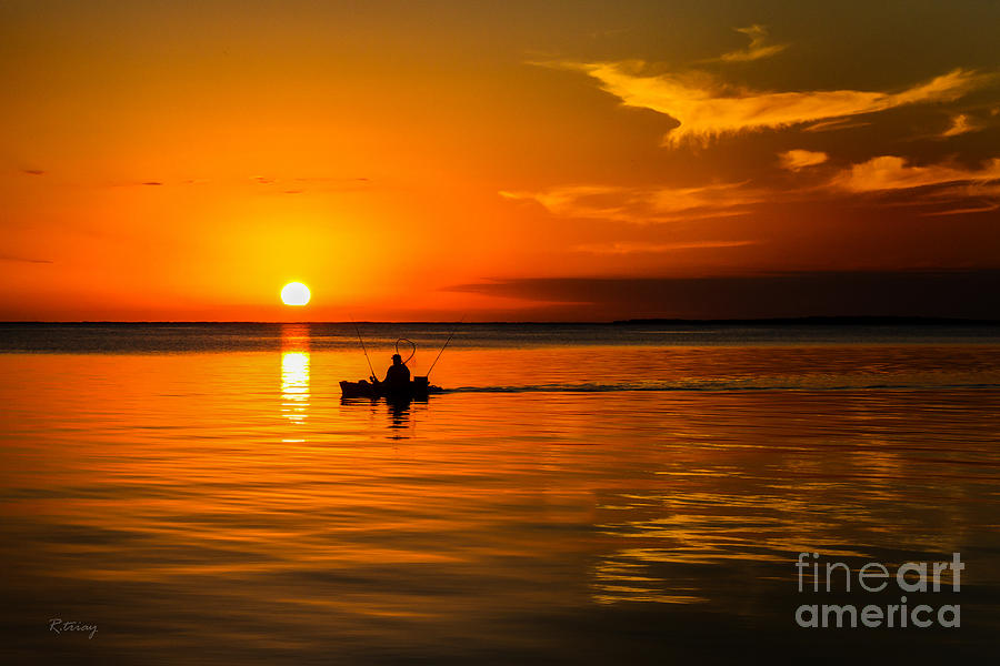 Everglades National Park Photograph - Fishing Late Into the Night II by Rene Triay FineArt Photos