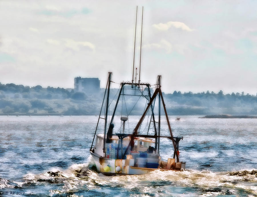 Fishing Maine-Port Bound Photograph by Richard Bean