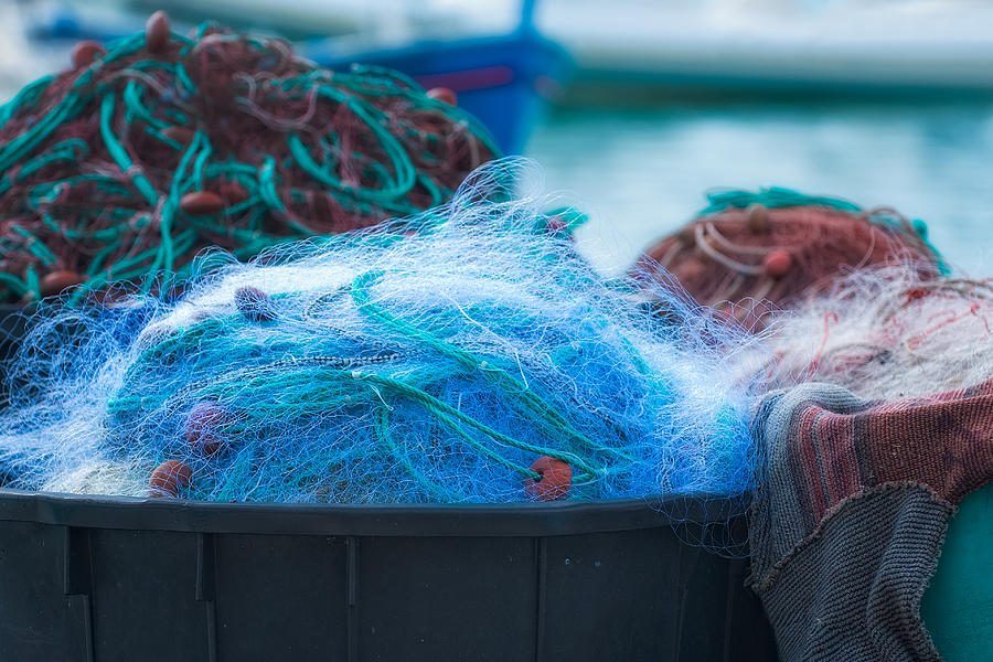 Fishing Nets Photograph by Joan Herwig