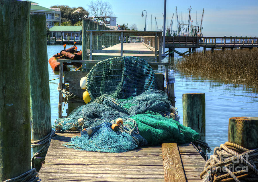 Fishing Nets Photograph by Kathy Baccari