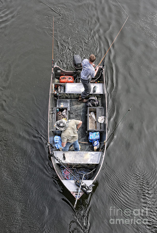 Fishing on a Boat Photograph by Lee Dos Santos