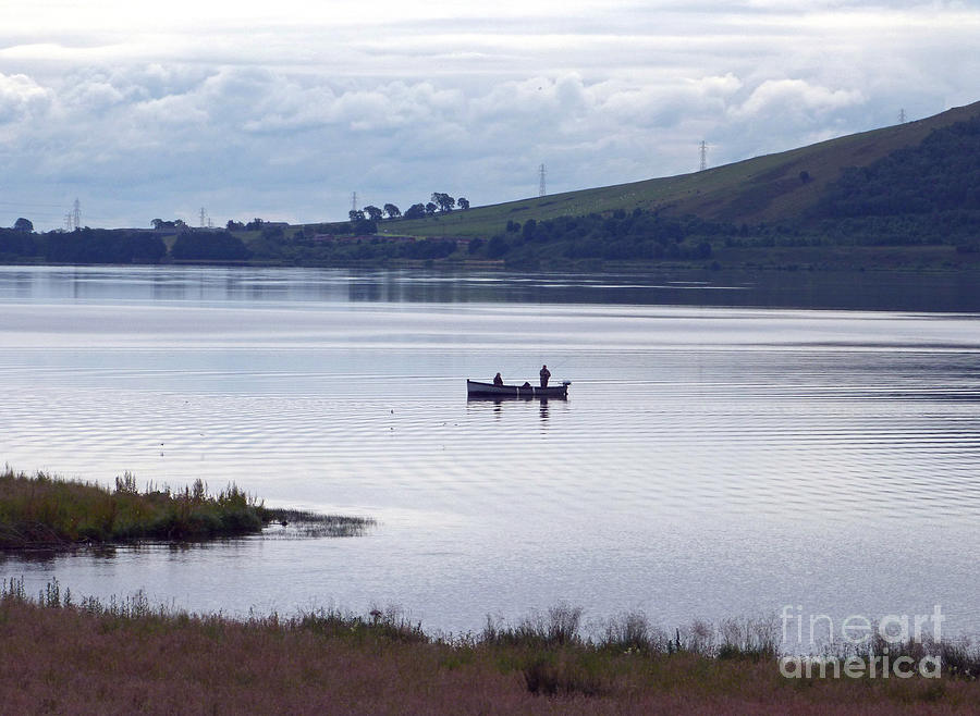 Fishing on Loch Leven - Perth and Kinross Photograph by Phil Banks