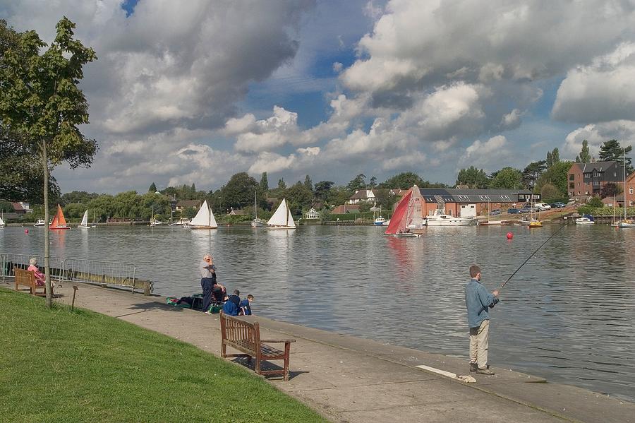 Fishing on Oulton Broad Photograph by Ralph Muir