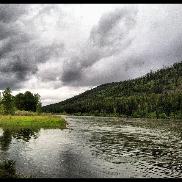 Fishing On The Clark Fork River #bigsky Photograph by Stacy C