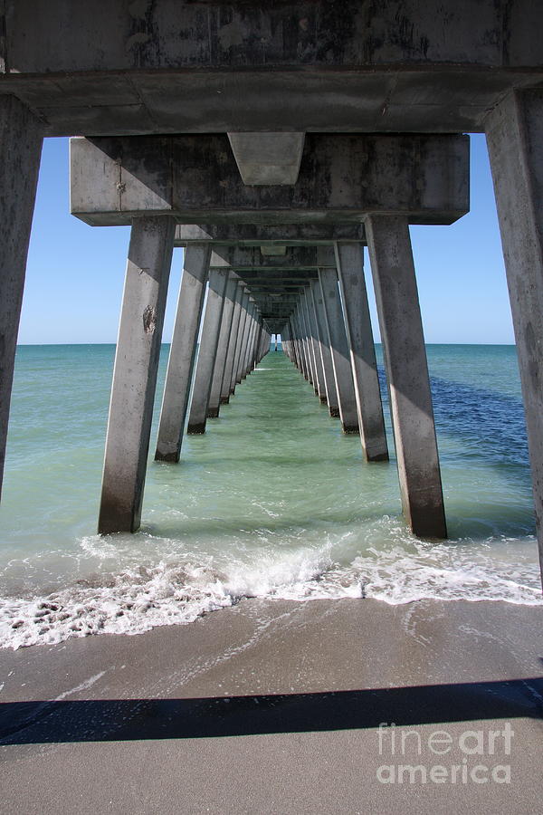 Architecture Photograph - Fishing Pier Architecture by Christiane Schulze Art And Photography