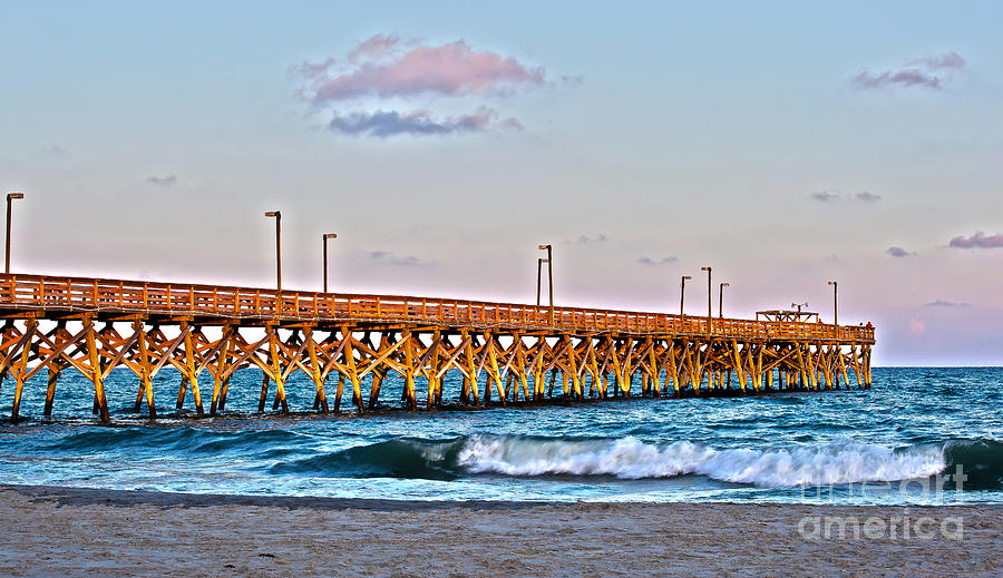Fishing Pier In Hdr Photograph