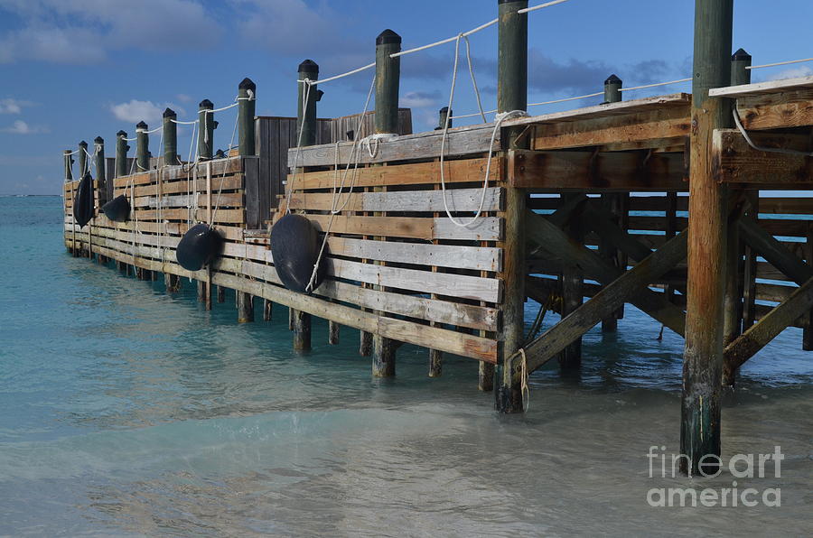 Fishing Pier Photograph by Judy Wolinsky