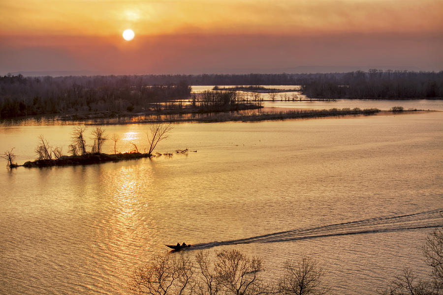 Fishing the Arkansas River Photograph by Jason Politte