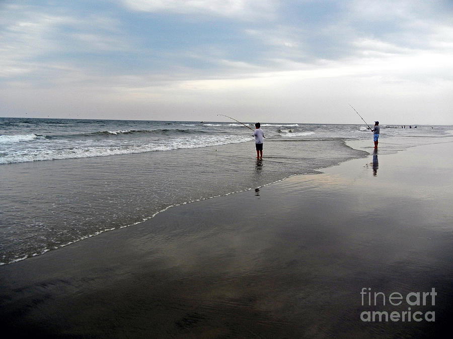 Fishing the Jersey Shore Photograph by NightVisions