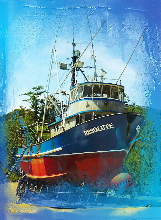 Boat Photograph - Fishing Vessel Resolute by A L Sadie Reneau