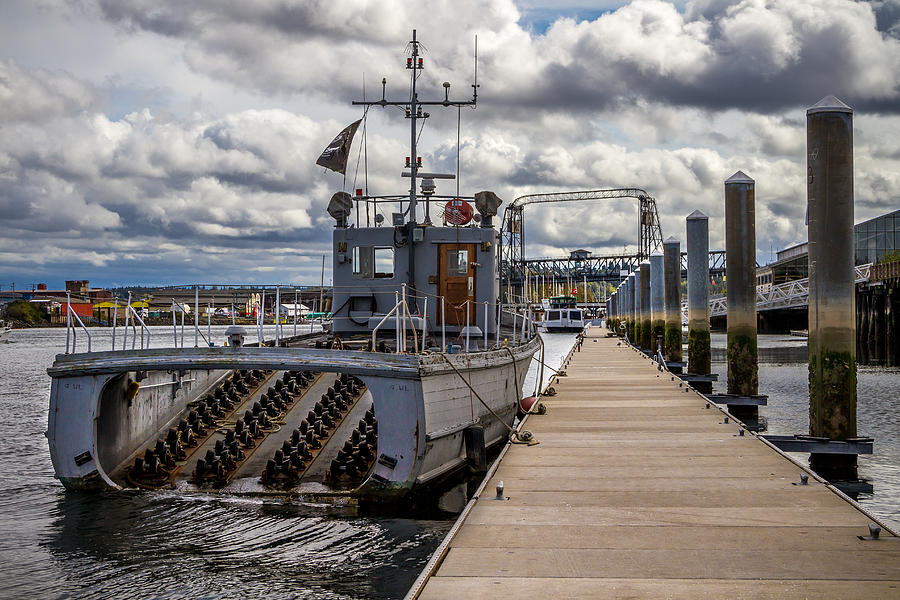 Fishing Vessel Tied up at the Pier Photograph by Rob Green