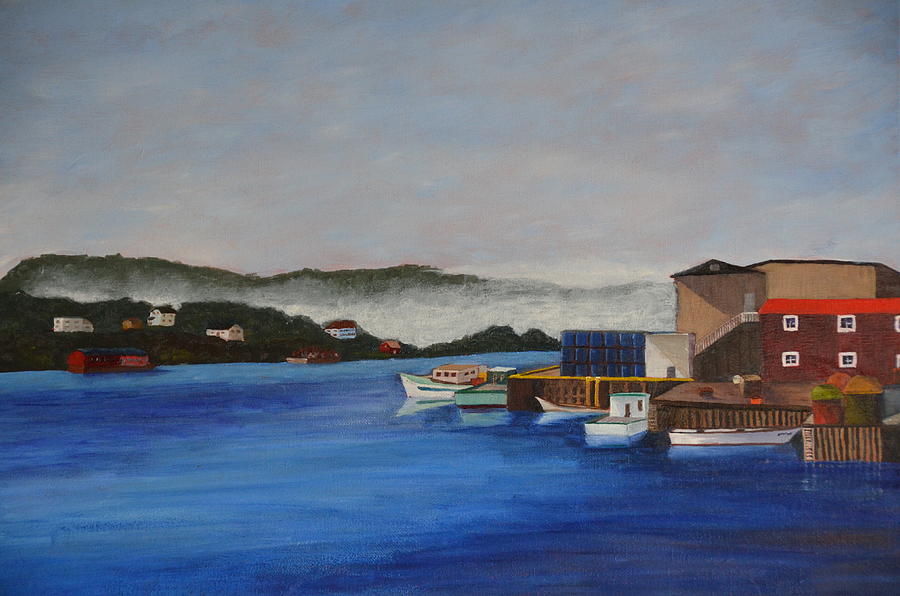 Fishing Village Painting - Fishing Village by Marsha Thornton Fishing Village Painting - Fishing Village by Marsha Thornton