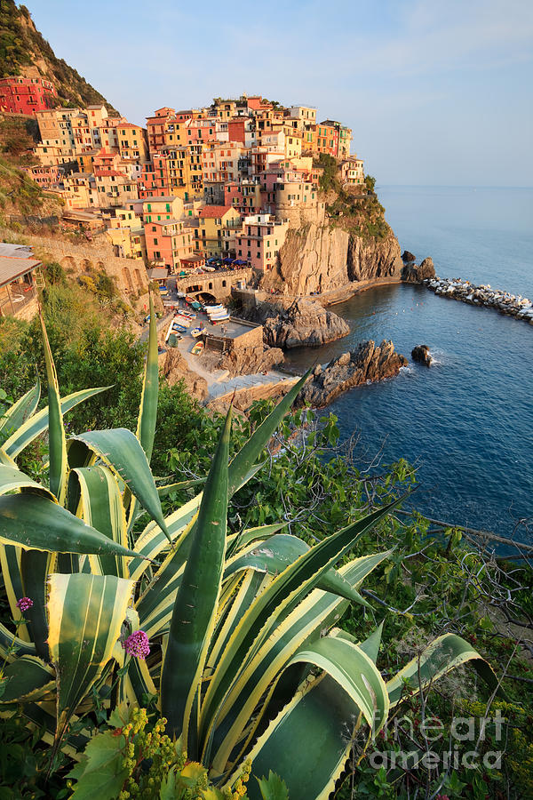 Fishing village of Manarola Cinque Terre Italy Photograph by Matteo Colombo