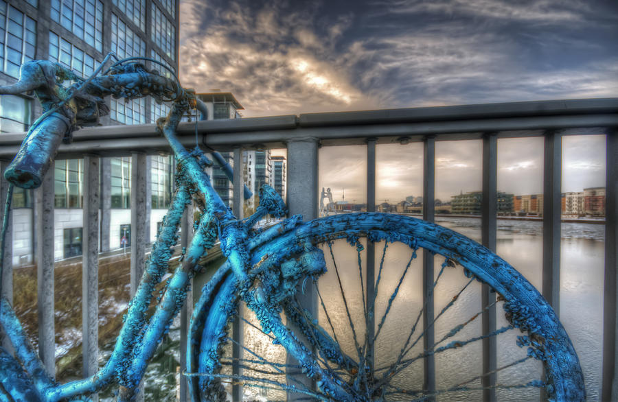 Fishy bike Digital Art by Nathan Wright