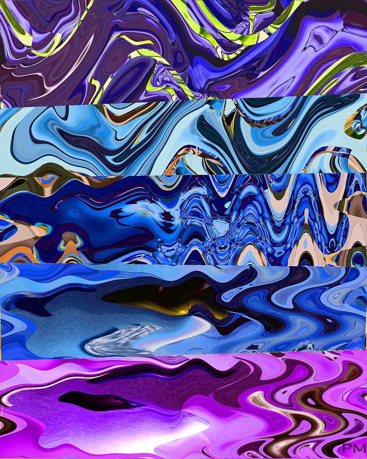 Fishy Wave Digital Art by Phillip Mossbarger