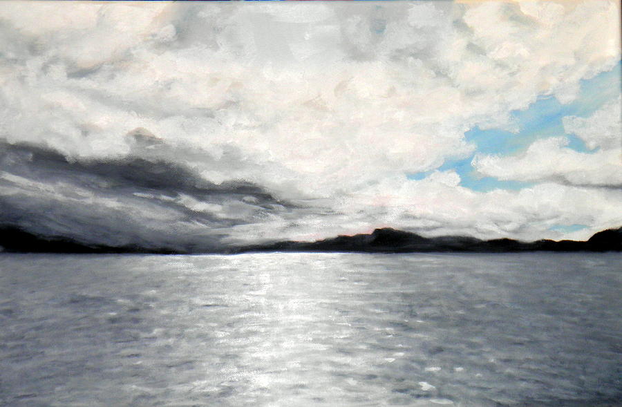 Fitzhugh Sound Painting by Ida Eriksen