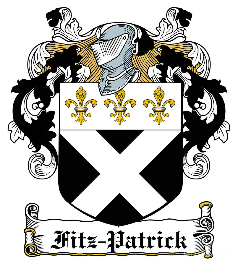 HouseofCelts Fitzpatrick Family Crest T- Shirt, Fitzpatrick Coat of Arms, Fitzpatrick Shirt, Fitzpatrick Family Name, Irish Surname Gift, Irish Gifts