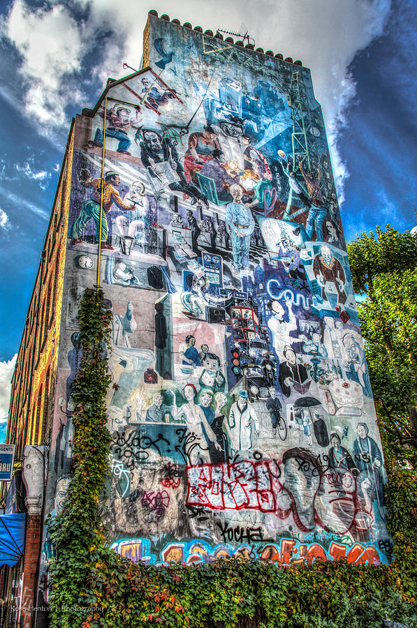 Fitzrovia Mural Photograph by Ross Henton