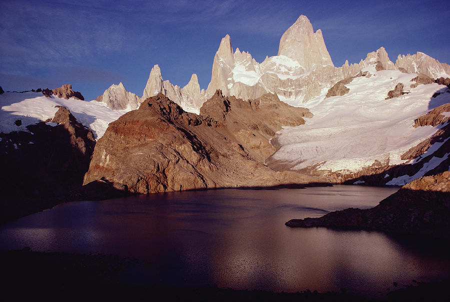 Fitzroy Massif Surise Los Glaciares Photograph by Tui De Roy