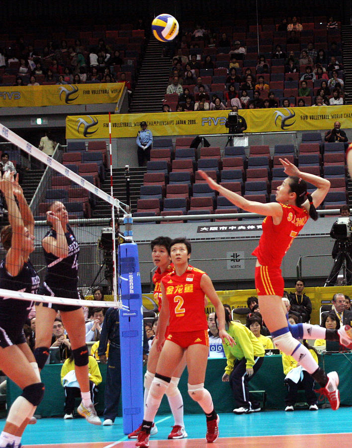 FIVB Womens Volleyball World Championship - China vs Netherlands - November 12, 2006 Photograph by Osports