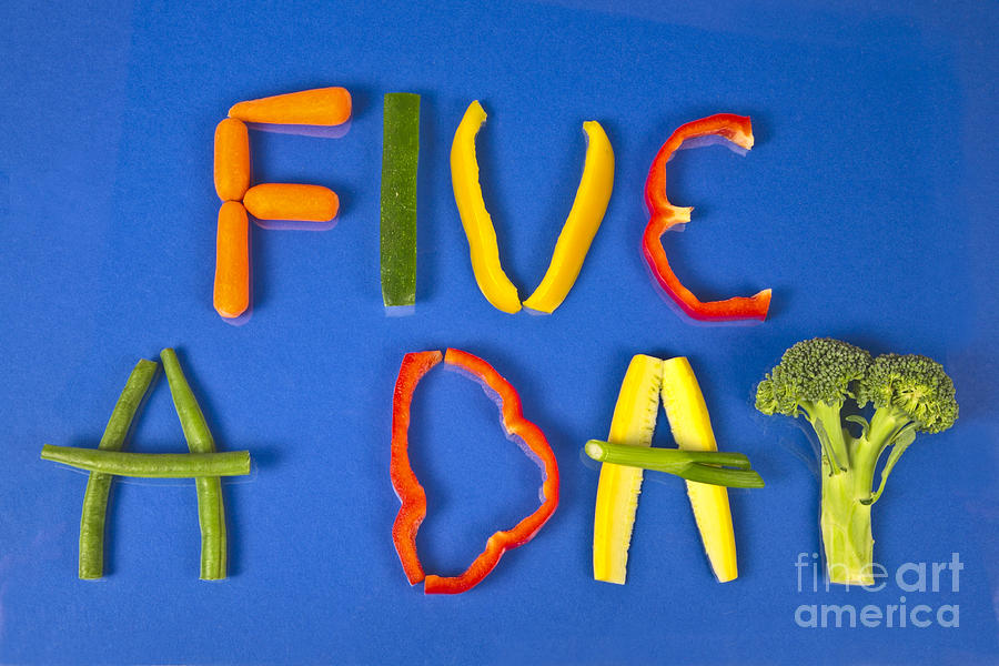 Five a Day Photograph by Pattie Calfy