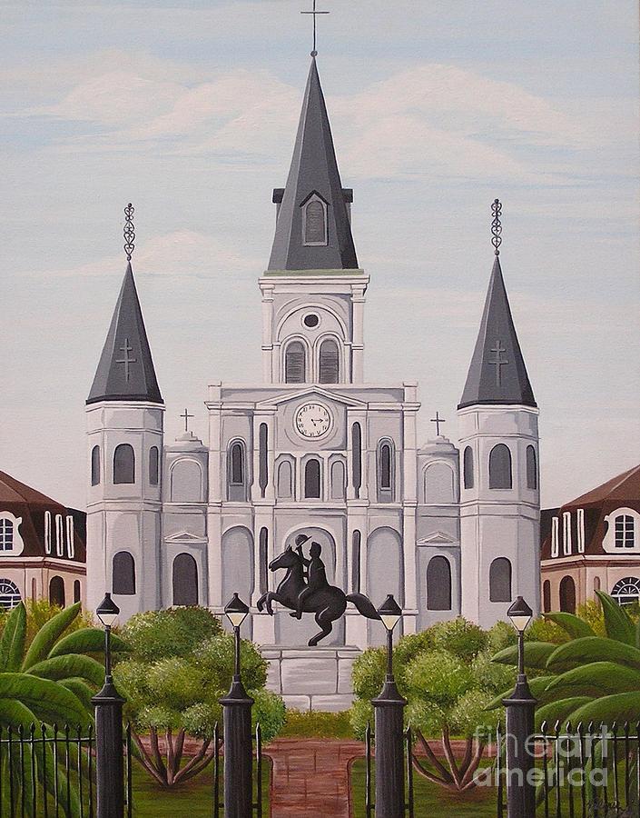 Five Fifteen in New Orleans Painting by Valerie Carpenter