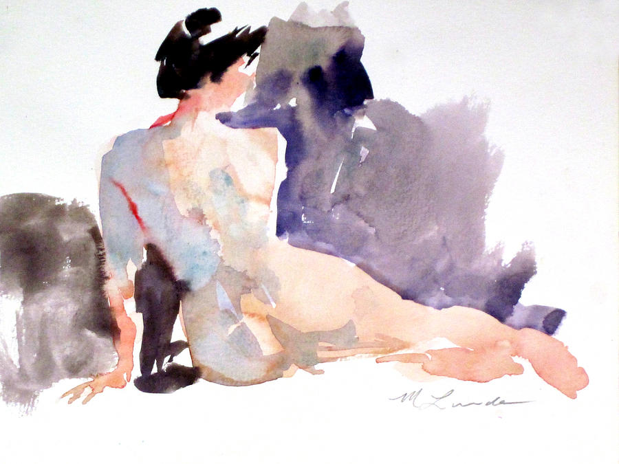 Five Minute Nude Painting by Mark Lunde
