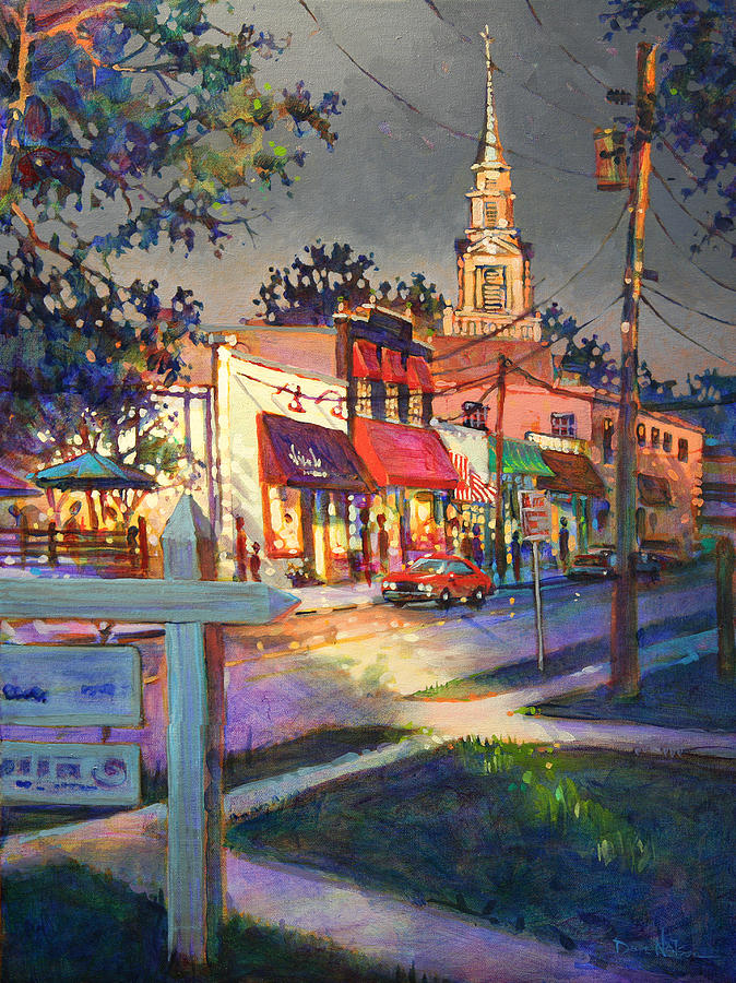 Five Points After Rain Painting by Dan Nelson