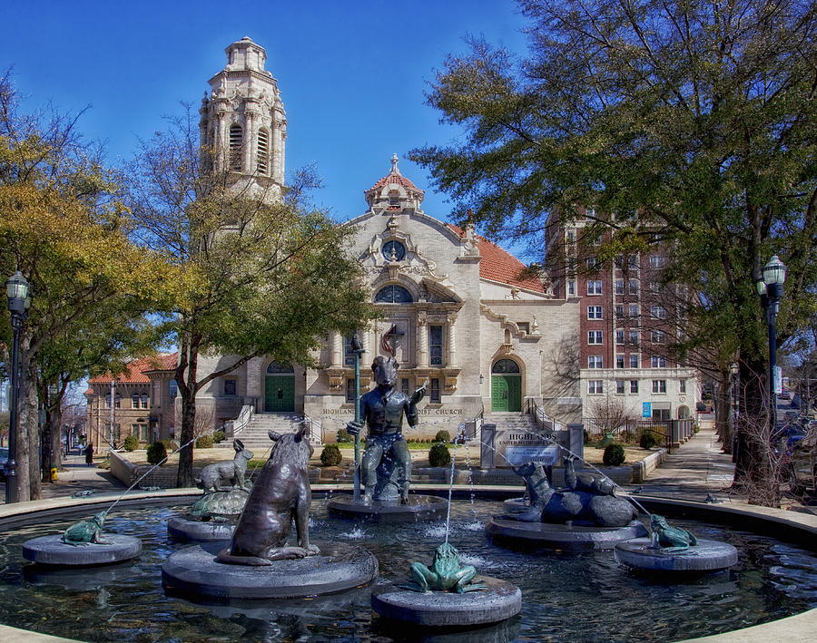 Five Points Fountain - Birmingham Alabama Photograph by Mountain Dreams ...