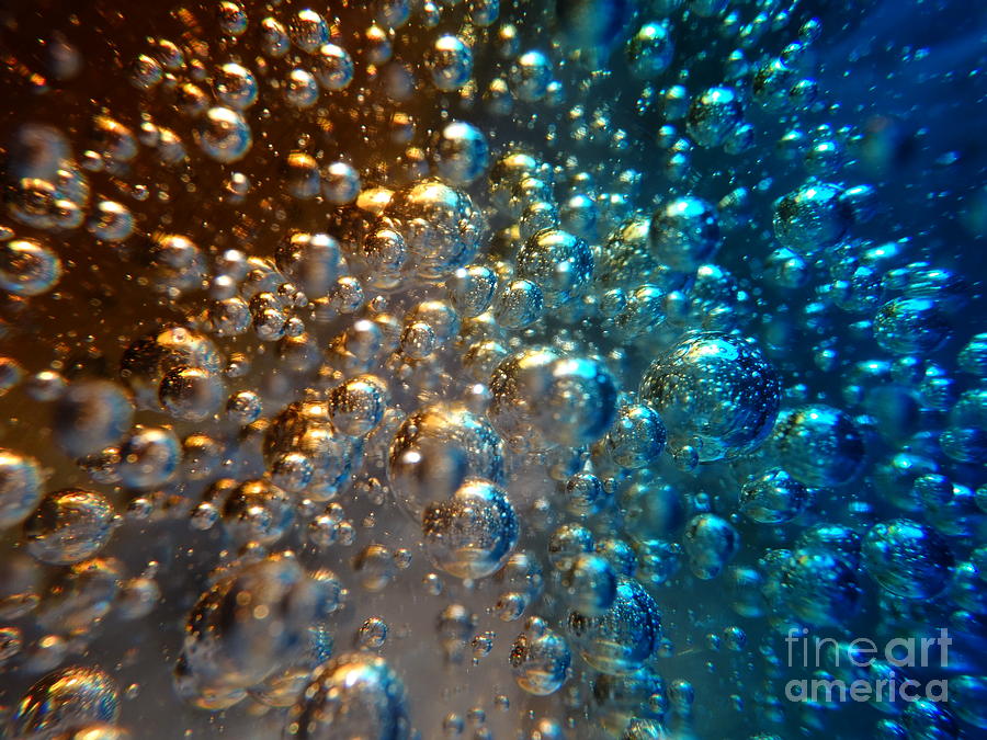 Abstract Photograph - Fizzin 2 by Joseph Baril