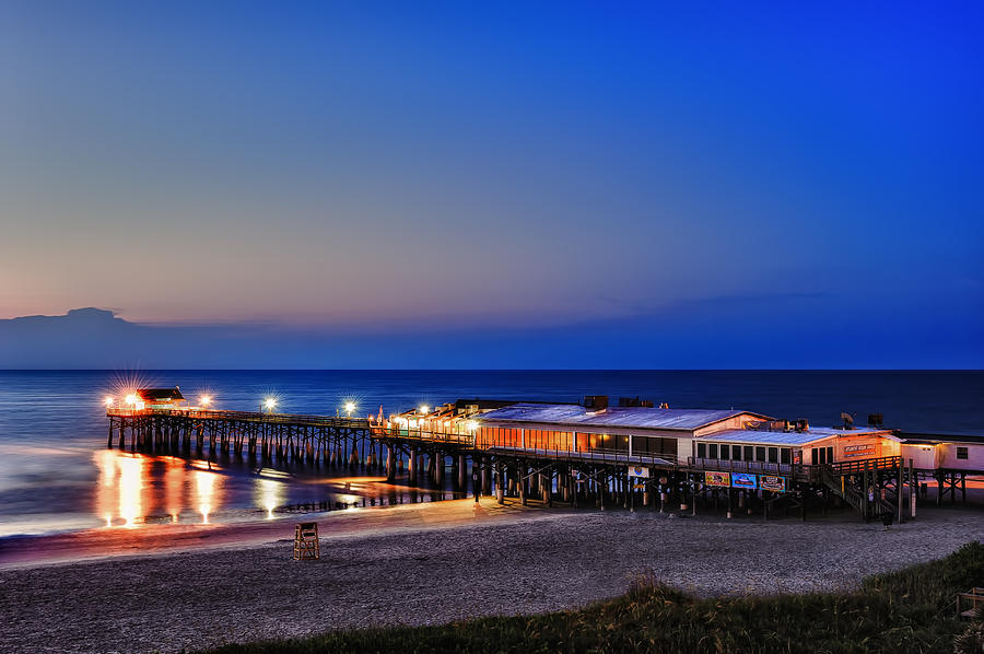 Cocoa Beach Pier at Sunrise Photograph by Frank J Benz - Pixels