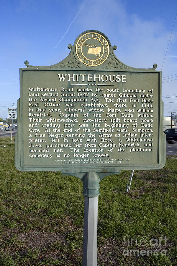 Whitehouse Photograph - FL-1025 Whitehouse by Jason O Watson