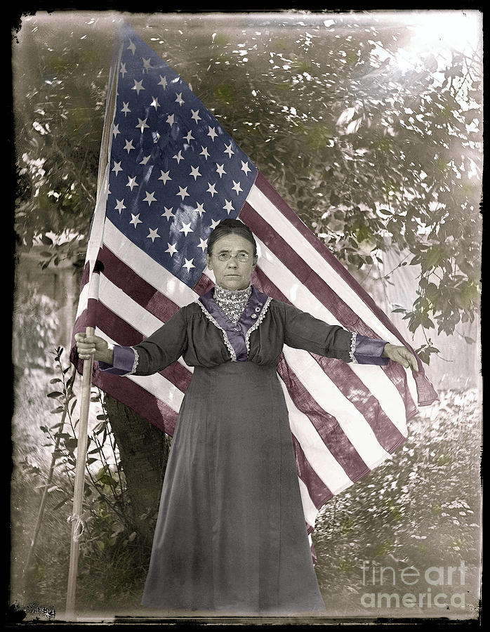 Flag Bearer 1915 Photograph by Martin Konopacki Restoration