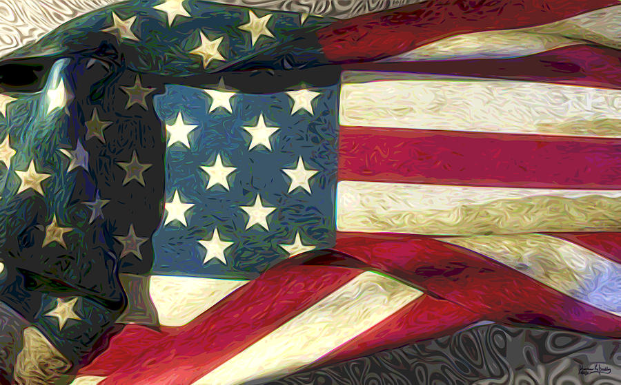 Flag Digital Art by Matthew Lindley