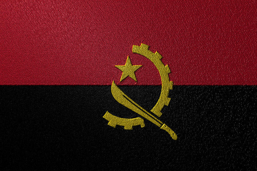 Flag of Angola Digital Art by Jeff Iverson