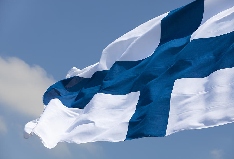 Flag of Finland Photograph by Ramberg