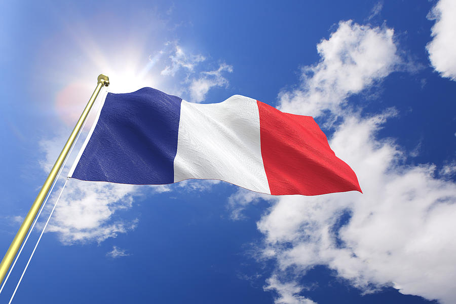 Flag of France Photograph by Kutay Tanir