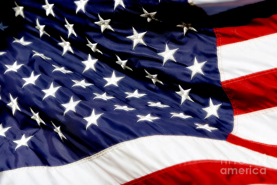 Independence Day Photograph - Flag of My Father by Lincoln Rogers