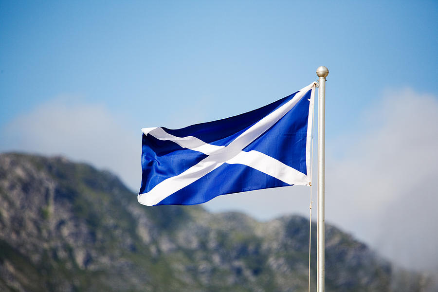 Flag of Scotland Photograph by RapidEye