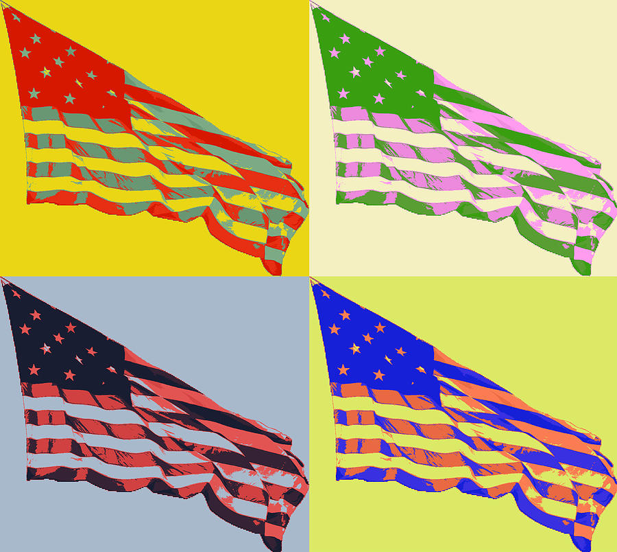 Flag Pop Art Photograph by Billy Beck Fine Art America