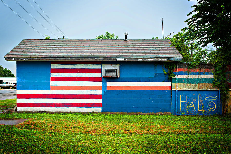 Flag Wall Photograph by Bud Simpson