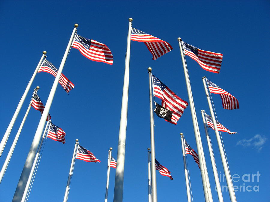 Flags Photograph by Christine Stack | Fine Art America