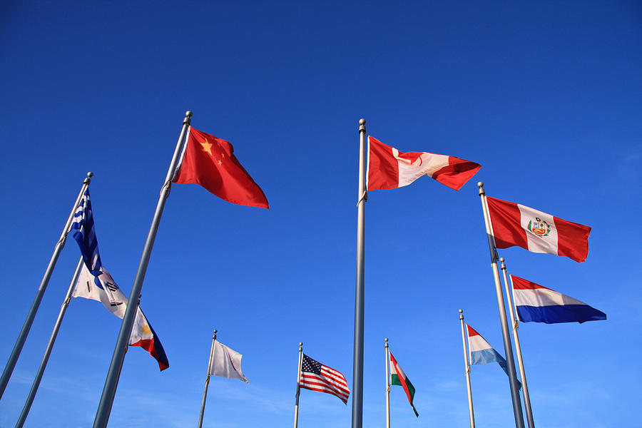 Flags of the World Photograph by Melinda Fawver