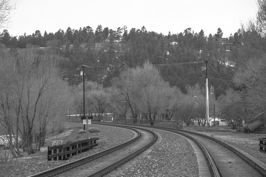 Flagstaff Tracks Photograph by Steven Lapkin