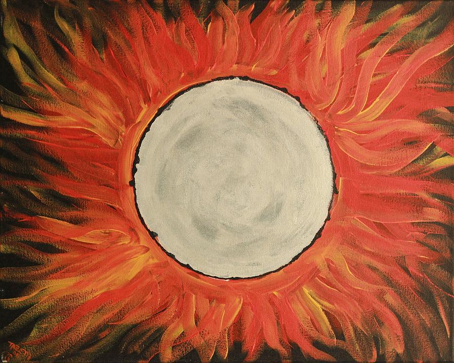Eclipse Painting - Flamboyance by TAZEM Art
