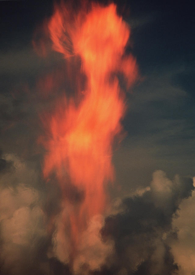 Flame And Smoke Photograph by Chris Knapton/science Photo Library