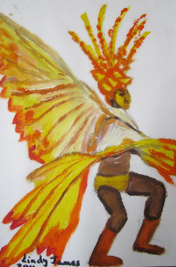 Flame Dancer Painting by Jennylynd James