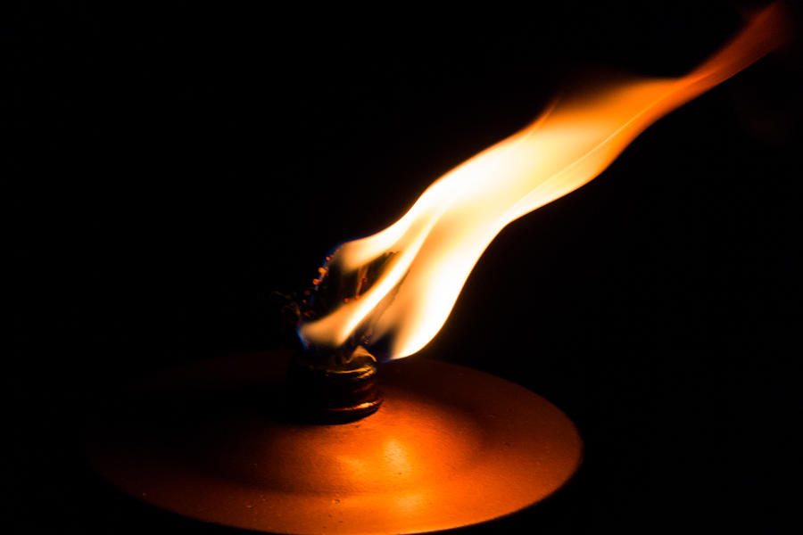 Flame Photograph - Flame by Ernesto Santos