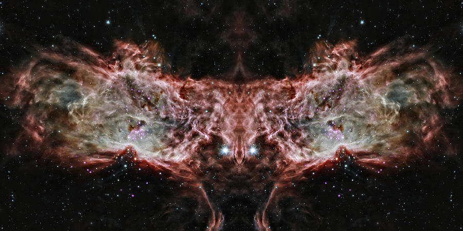 Flame Nebula Reflection Photograph by Jennifer Rondinelli Reilly - Fine Art Photography
